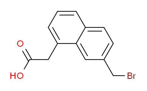 CAS No. 1261843-77-9, 2-(Bromomethyl)naphthalene-8-acetic acid