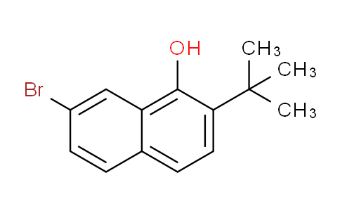 CAS No. 1257832-92-0, 7-Bromo-2-(tert-butyl)naphthalen-1-ol