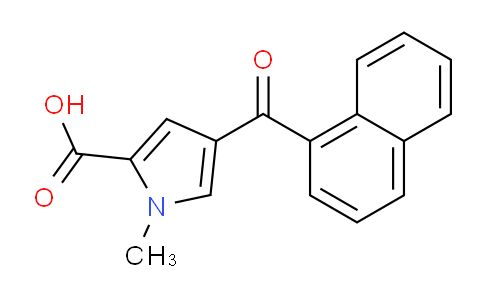 CAS No. 70696-66-1, 4-(1-Naphthoyl)-1-methyl-1H-pyrrole-2-carboxylic acid