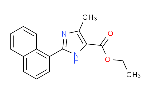 CAS No. 115835-55-7, Ethyl 4-methyl-2-(naphthalen-1-yl)-1H-imidazole-5-carboxylate