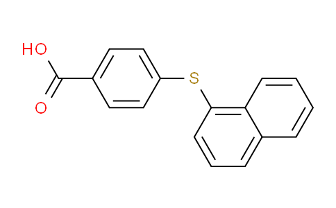 CAS No. 139564-32-2, 4-(Naphthalen-1-ylthio)benzoic acid