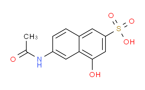 CAS No. 6361-41-7, 6-Acetamido-4-hydroxynaphthalene-2-sulfonic acid
