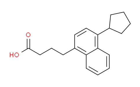 CAS No. 6272-54-4, 4-(4-Cyclopentylnaphthalen-1-yl)butanoic acid