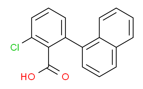 CAS No. 1261980-34-0, 2-Chloro-6-(naphthalen-1-yl)benzoic acid