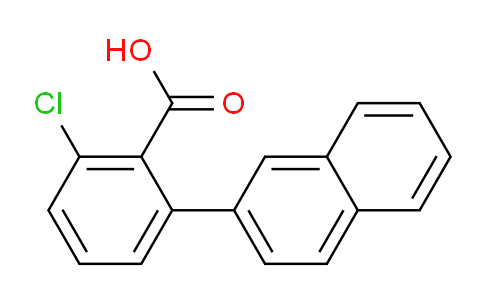 CAS No. 1262007-74-8, 2-Chloro-6-(naphthalen-2-yl)benzoic acid