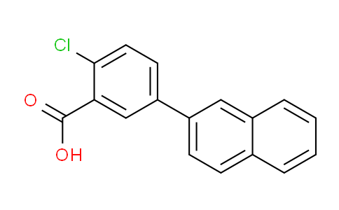 CAS No. 1261979-74-1, 2-Chloro-5-(naphthalen-2-yl)benzoic acid