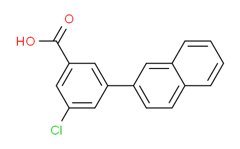 CAS No. 1261902-20-8, 3-Chloro-5-(naphthalen-2-yl)benzoic acid