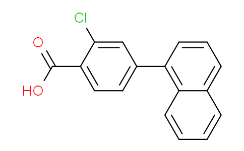 CAS No. 1261964-69-5, 2-Chloro-4-(naphthalen-1-yl)benzoic acid