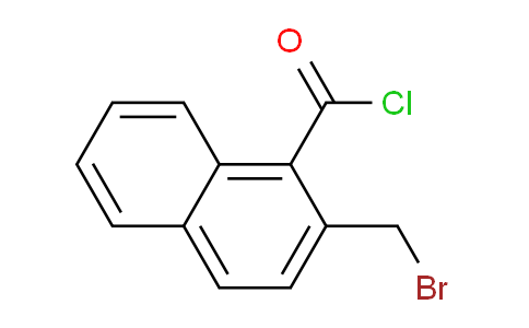 CAS No. 1261734-15-9, 2-(Bromomethyl)naphthalene-1-carbonyl chloride