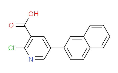 CAS No. 1261921-14-5, 2-Chloro-5-(naphthalen-2-yl)nicotinic acid