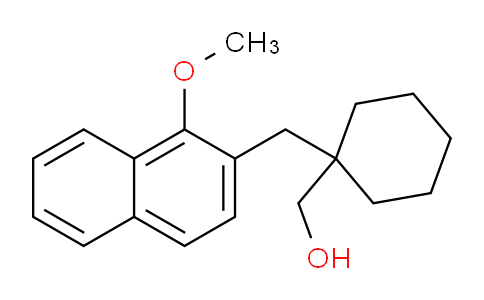 CAS No. 922165-49-9, (1-((1-Methoxynaphthalen-2-yl)methyl)cyclohexyl)methanol