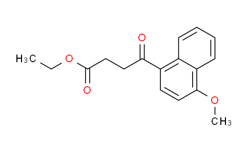 CAS No. 5345-90-4, Ethyl 4-(4-methoxynaphthalen-1-yl)-4-oxobutanoate