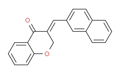 CAS No. 84289-39-4, 3-(Naphthalen-2-ylmethylene)chroman-4-one