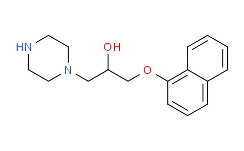 CAS No. 75375-26-7, 1-(Naphthalen-1-yloxy)-3-(piperazin-1-yl)propan-2-ol