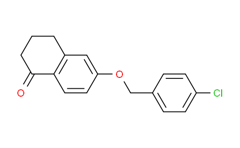 CAS No. 88628-47-1, 6-((4-Chlorobenzyl)oxy)-3,4-dihydronaphthalen-1(2H)-one