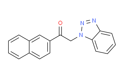 CAS No. 124041-72-1, 2-(1H-Benzo[d][1,2,3]triazol-1-yl)-1-(naphthalen-2-yl)ethanone
