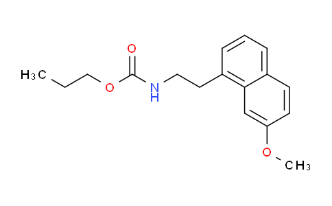 CAS No. 185445-11-8, Propyl (2-(7-methoxynaphthalen-1-yl)ethyl)carbamate