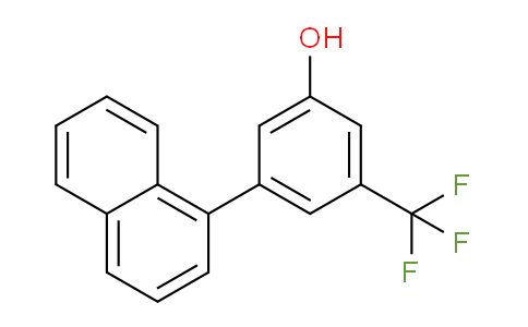 CAS No. 1261952-56-0, 3-(Naphthalen-1-yl)-5-(trifluoromethyl)phenol
