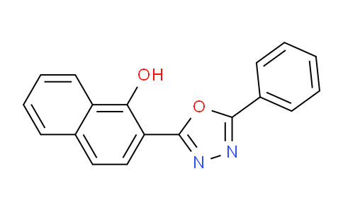 CAS No. 565451-14-1, 2-(5-Phenyl-1,3,4-oxadiazol-2-yl)naphthalen-1-ol