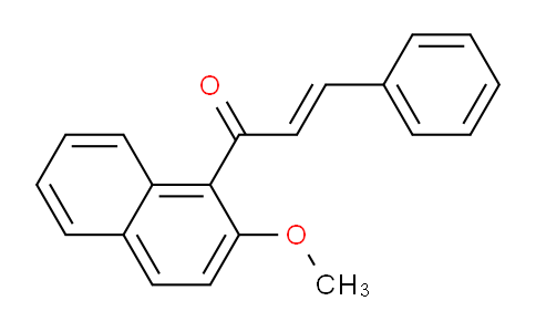 CAS No. 4487-15-4, 1-(2-Methoxynaphthalen-1-yl)-3-phenylprop-2-en-1-one