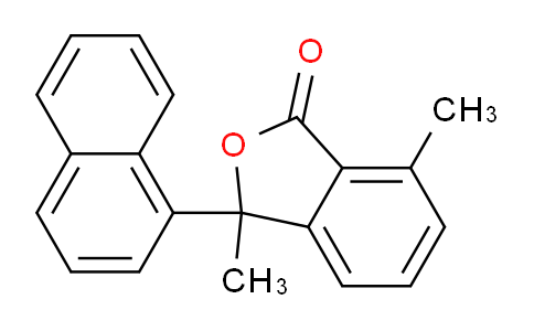 CAS No. 7499-62-9, 3,7-Dimethyl-3-(naphthalen-1-yl)isobenzofuran-1(3H)-one