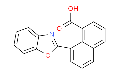 CAS No. 1142201-24-8, 8-(Benzo[d]oxazol-2-yl)-1-naphthoic acid