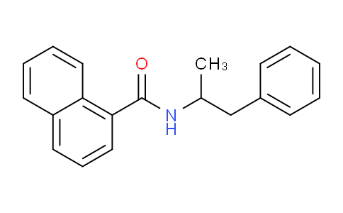 CAS No. 86117-78-4, N-(1-Phenylpropan-2-yl)-1-naphthamide