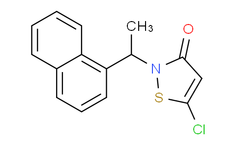 CAS No. 918107-55-8, 5-Chloro-2-(1-(naphthalen-1-yl)ethyl)isothiazol-3(2H)-one