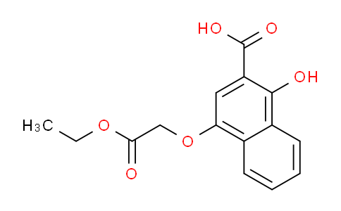 CAS No. 58852-85-0, 4-(2-Ethoxy-2-oxoethoxy)-1-hydroxy-2-naphthoic acid