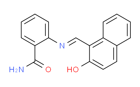 CAS No. 106910-71-8, 2-(((2-Hydroxynaphthalen-1-yl)methylene)amino)benzamide