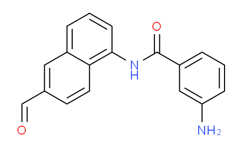 CAS No. 143718-45-0, 3-Amino-N-(6-formylnaphthalen-1-yl)benzamide
