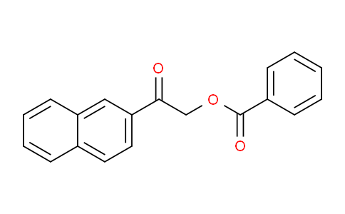 CAS No. 62244-90-0, 2-(Naphthalen-2-yl)-2-oxoethyl benzoate