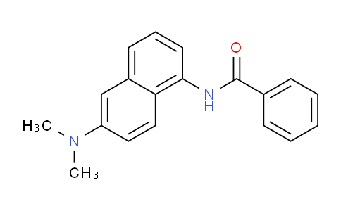 CAS No. 62972-13-8, N-(6-(Dimethylamino)naphthalen-1-yl)benzamide