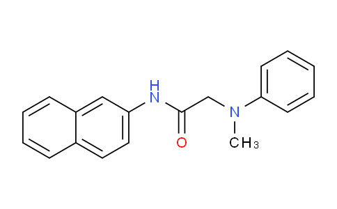 CAS No. 62227-39-8, 2-(Methyl(phenyl)amino)-N-(naphthalen-2-yl)acetamide