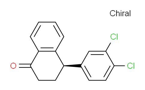 CAS No. 155748-61-1, (R)-4-(3,4-Dichlorophenyl)-3,4-dihydronaphthalen-1(2H)-one