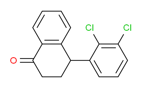 CAS No. 152448-80-1, 4-(2,3-Dichlorophenyl)-3,4-dihydronaphthalen-1(2H)-one