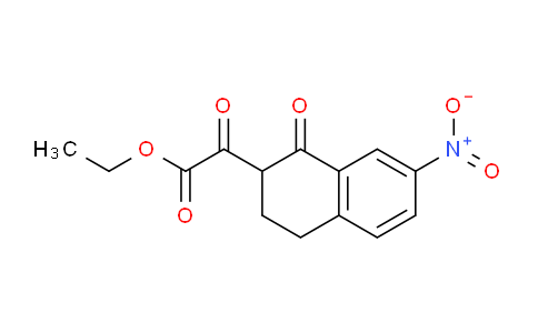 CAS No. 503553-86-4, Ethyl 2-(7-nitro-1-oxo-1,2,3,4-tetrahydronaphthalen-2-yl)-2-oxoacetate