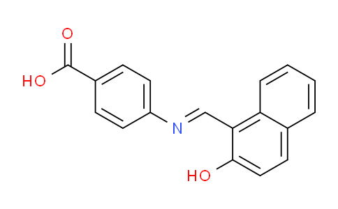CAS No. 796-48-5, 4-(((2-Hydroxynaphthalen-1-yl)methylene)amino)benzoic acid