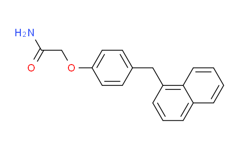 CAS No. 62314-98-1, 2-(4-(Naphthalen-1-ylmethyl)phenoxy)acetamide