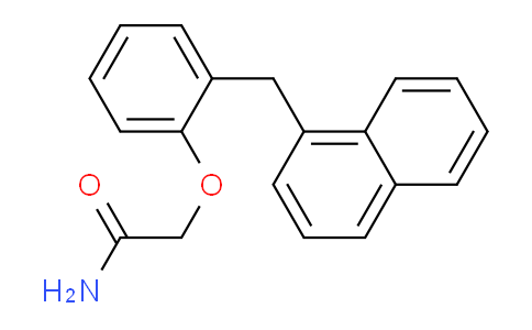 CAS No. 62369-63-5, 2-(2-(Naphthalen-1-ylmethyl)phenoxy)acetamide
