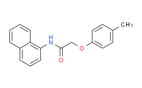 CAS No. 168703-32-0, N-(Naphthalen-1-yl)-2-(p-tolyloxy)acetamide