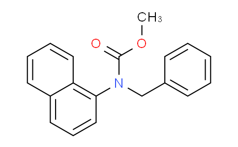 CAS No. 88343-35-5, Methyl benzyl(naphthalen-1-yl)carbamate