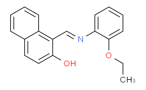 CAS No. 739-96-8, 1-(((2-Ethoxyphenyl)imino)methyl)naphthalen-2-ol