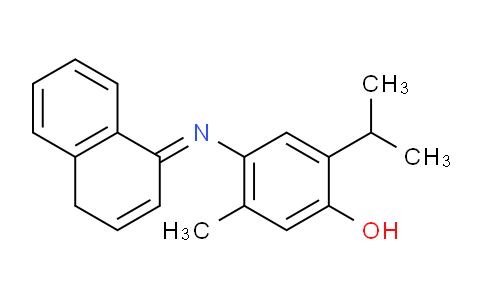 CAS No. 6320-00-9, 2-Isopropyl-5-methyl-4-(naphthalen-1(4H)-ylideneamino)phenol