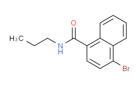 CAS No. 1365272-17-8, 4-Bromo-N-propyl-1-naphthamide