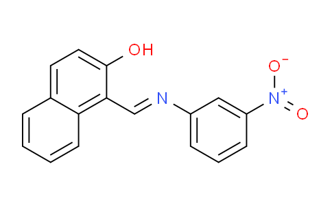 CAS No. 20376-54-9, 1-(((3-Nitrophenyl)imino)methyl)naphthalen-2-ol