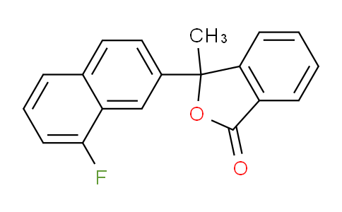 CAS No. 2729-59-1, 3-(8-Fluoronaphthalen-2-yl)-3-methylisobenzofuran-1(3H)-one