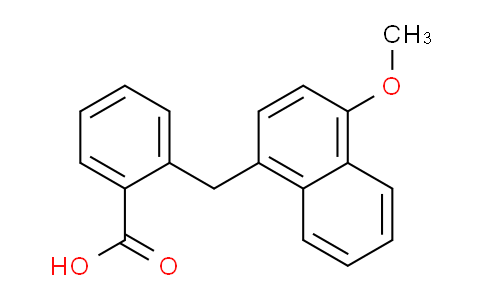 CAS No. 60049-54-9, 2-((4-Methoxynaphthalen-1-yl)methyl)benzoic acid