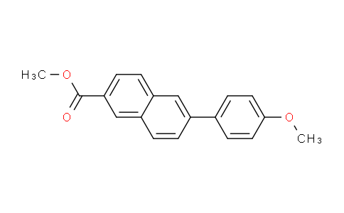 CAS No. 128272-36-6, Methyl 6-(4-methoxyphenyl)-2-naphthoate