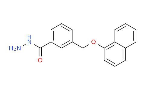 CAS No. 438474-98-7, 3-((Naphthalen-1-yloxy)methyl)benzohydrazide